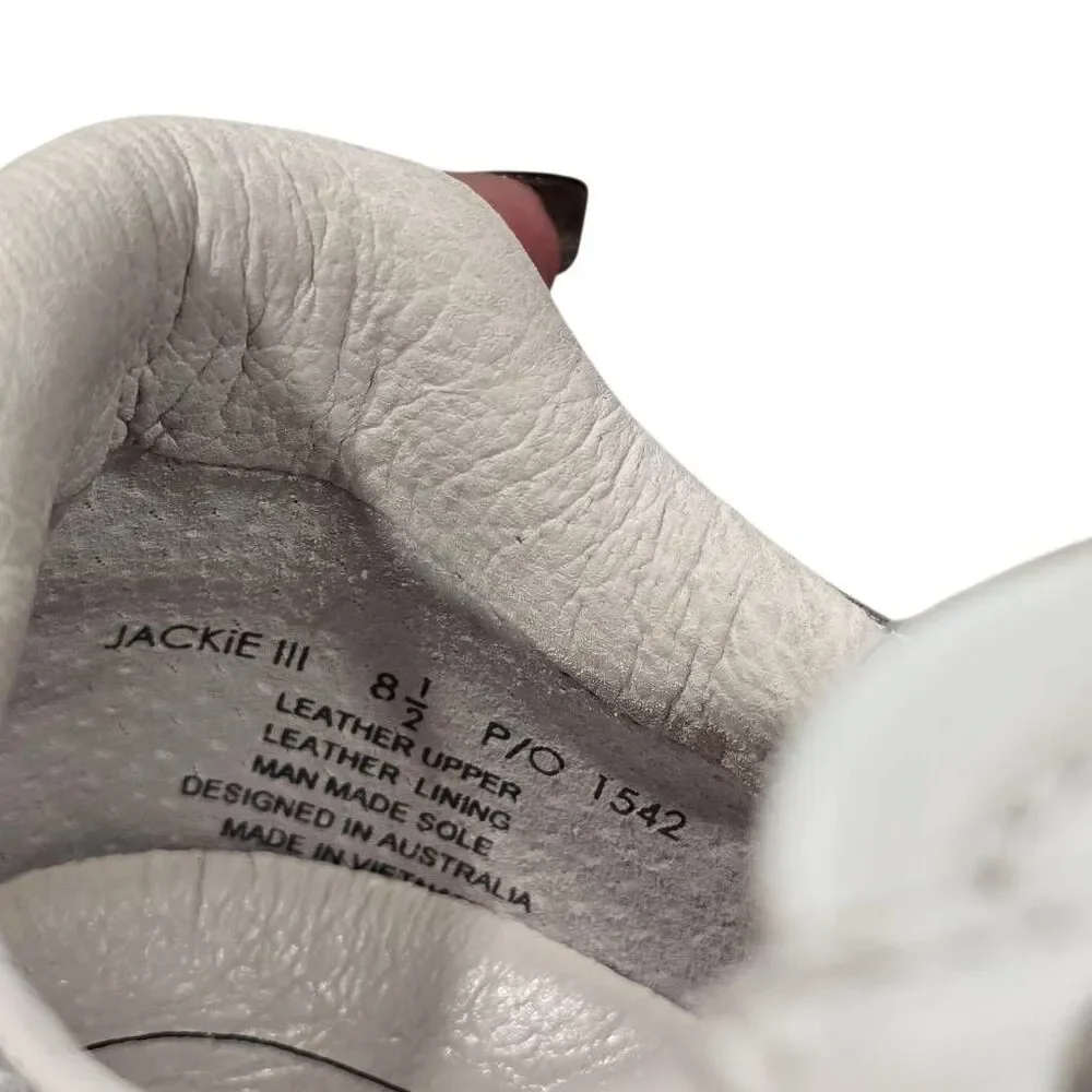 Frankie4 Jackie III Sneakers Women's 8.5 White Silver Lizard Athletic Shoes‎ - Picture 9 of 10